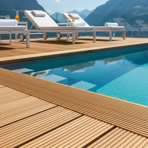 Доска террасная лиственница вельвет 28*120*5000, сорт А (0,6м2)