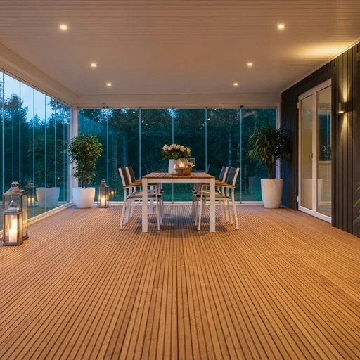 Доска террасная лиственница вельвет 34*190*4000, сорт ВС (0,76м2)