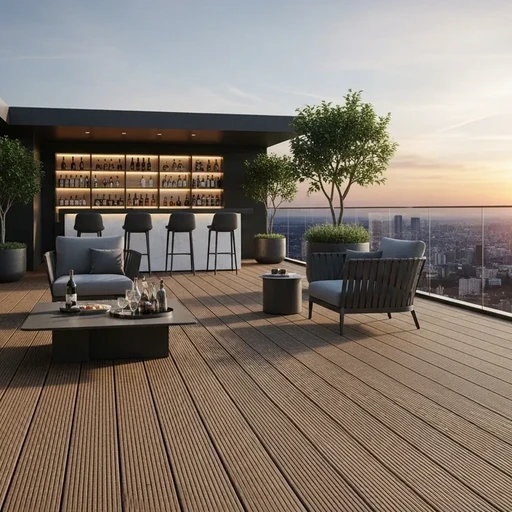 Доска террасная лиственница вельвет 45*90*3000, сорт Э (0,27м2)