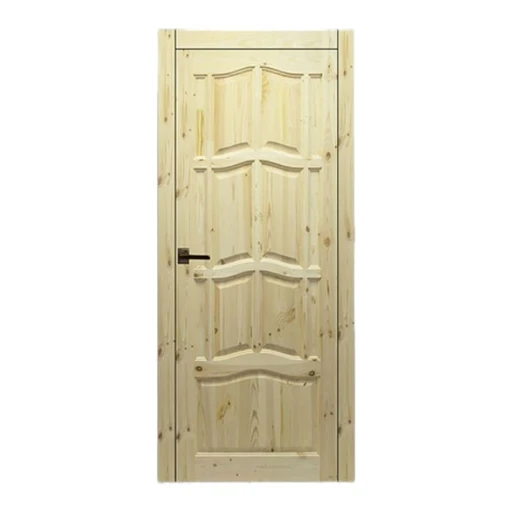 Дверь 40*400*2300 сосна массив глухая с коробкой